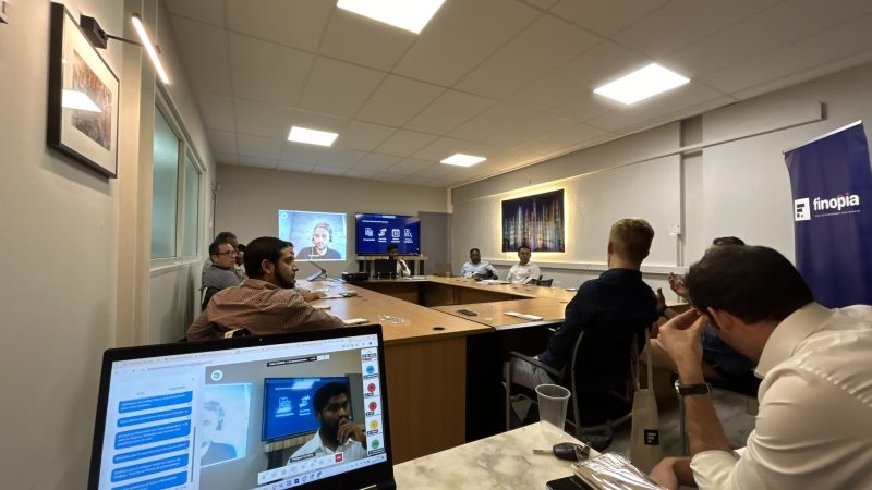 atelier sur le thème de l'intelligence artificielle dans la finance